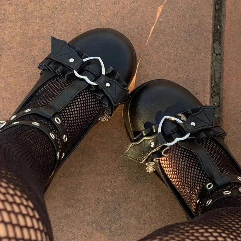 Women Shoes Size - Nuove Scarpe Mary Jane con Zeppa