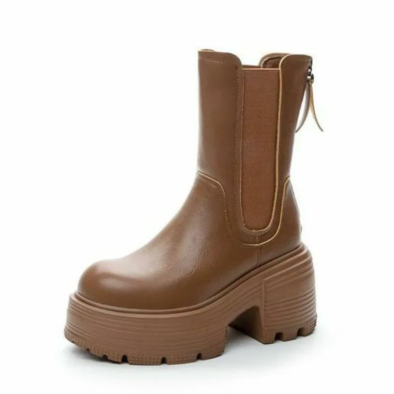 Women'S Shoes High Arch Support - 9 cm Nuovo ROME Stivaletti Chelsea