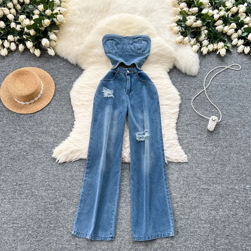 Women'S Shoes Extra Wide - Tute in denim da donna, intere,
