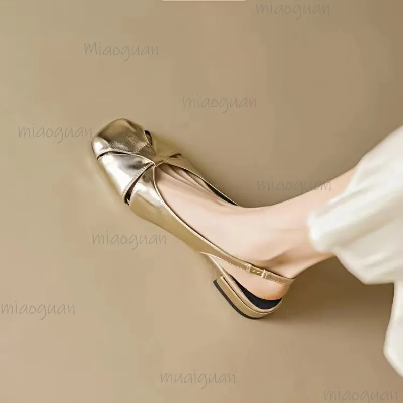 Women Shoes Size - Cover Toe Décolleté con tacco basso
