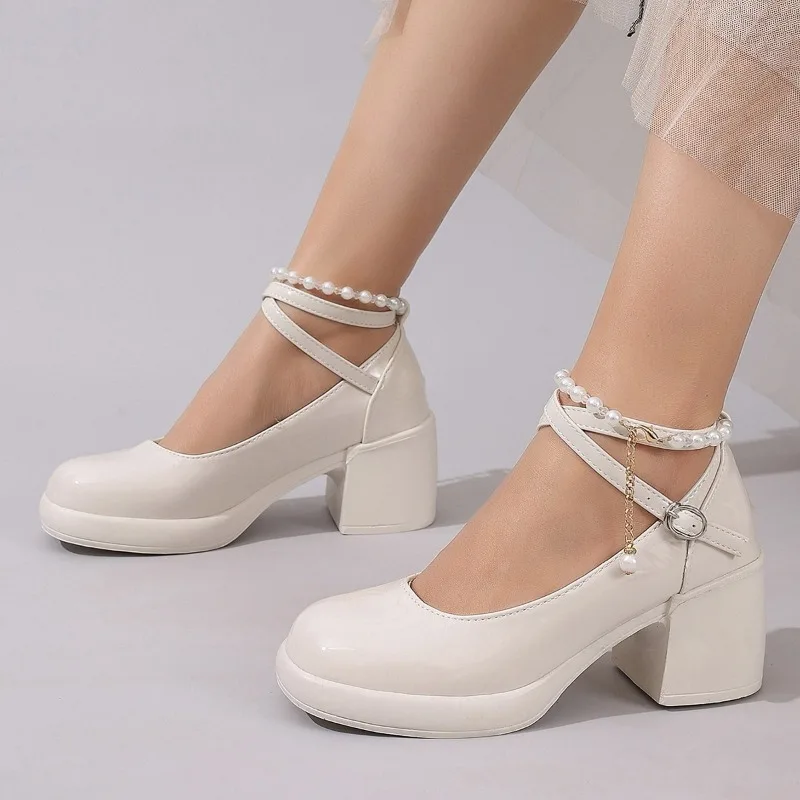 Women Shoes Size - Nuove donne pompe scarpe moda cinturino