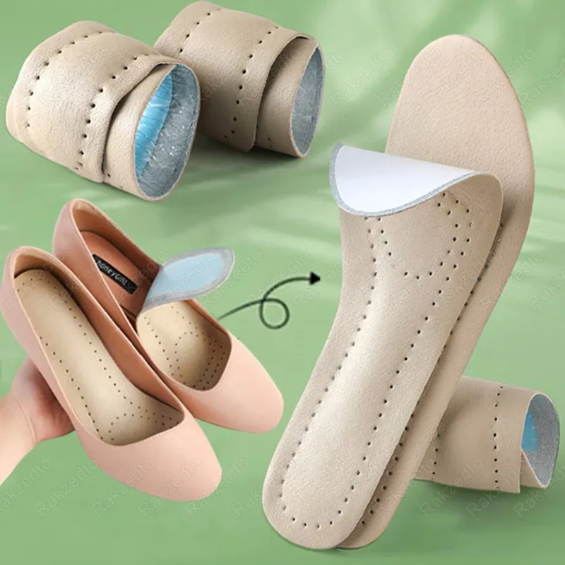 Women'S Shoes High Arch Support - Solette in pelle autoadesive per scarpe
