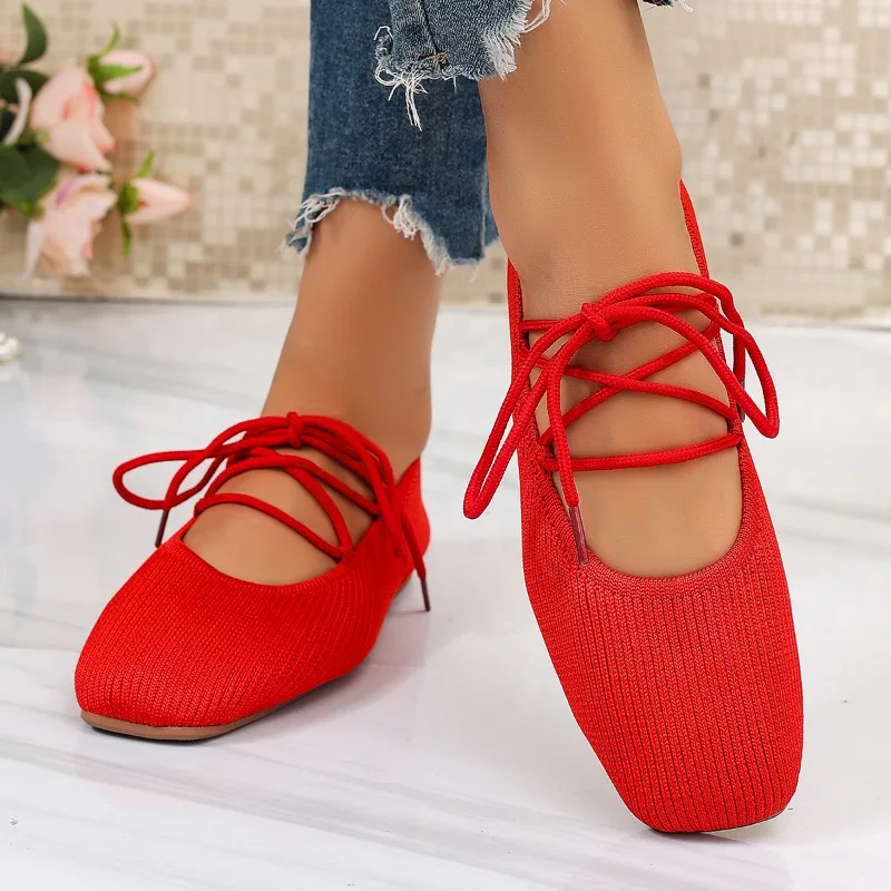 Women Shoes Size - Scarpe Mary Jane piatte alla francese
