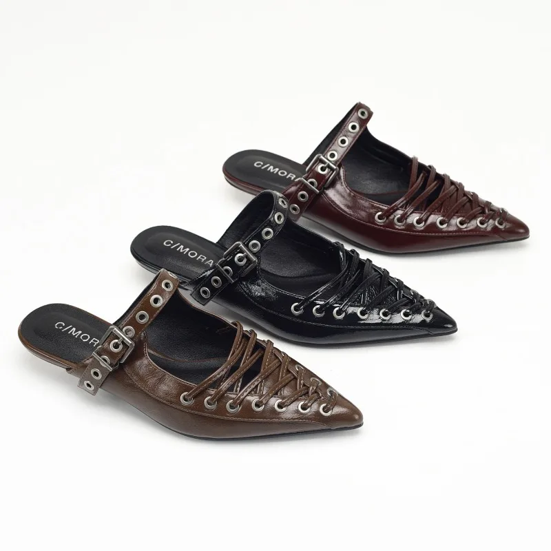 Women Shoes Sandals - Sandali con tacco basso da donna