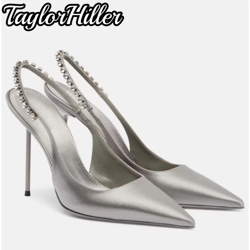 Strappy Heeled Sandals - Sandali di Lusso con Tacco e