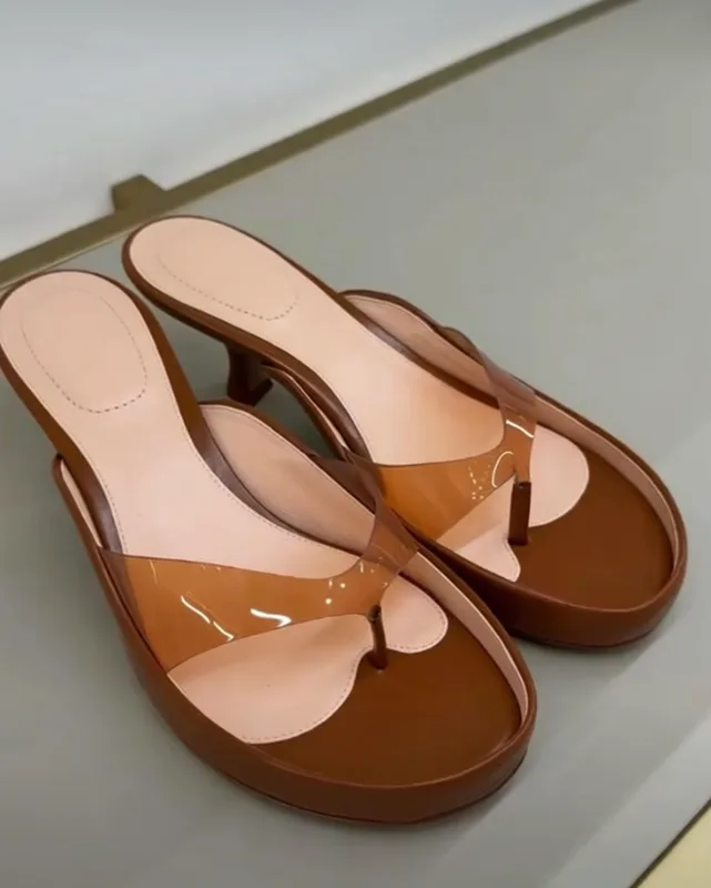 Sandali infradito da donna sti - Clear Strap Heel recensione e prezzo