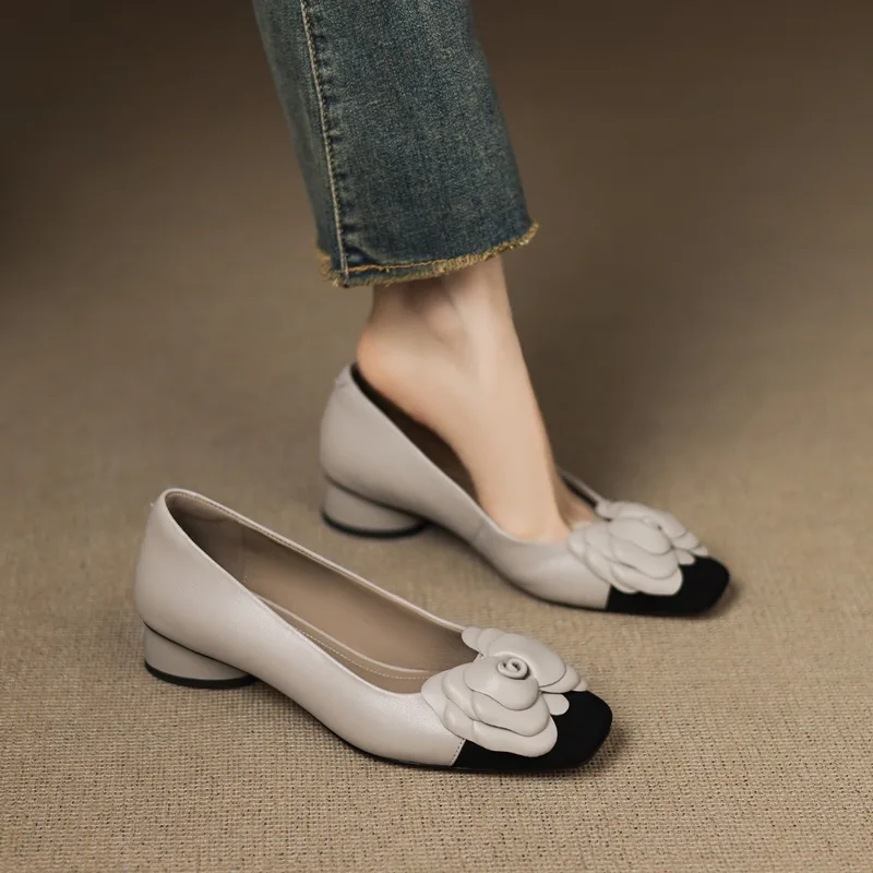 Scarpe singole con fiori alla  - Women Shoes Heels recensione e prezzo