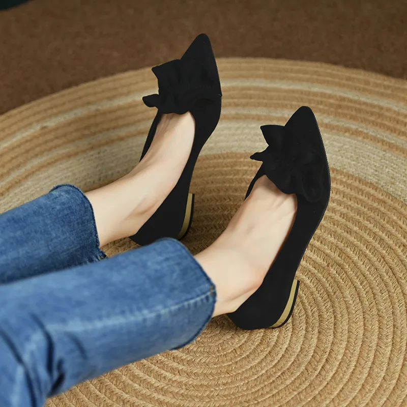 Scarpe eleganti con tacco bass - Women'S Shoes Popular recensione e prezzo
