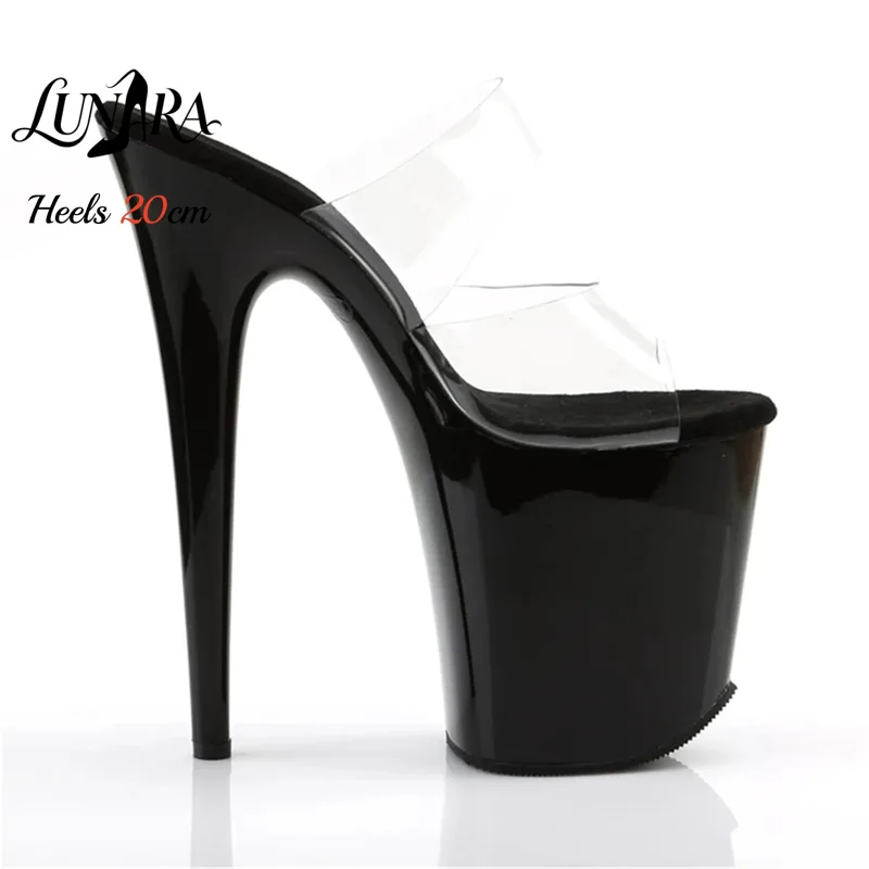 Sandali con plateau ultra alto - Clear Strap Heel recensione e prezzo