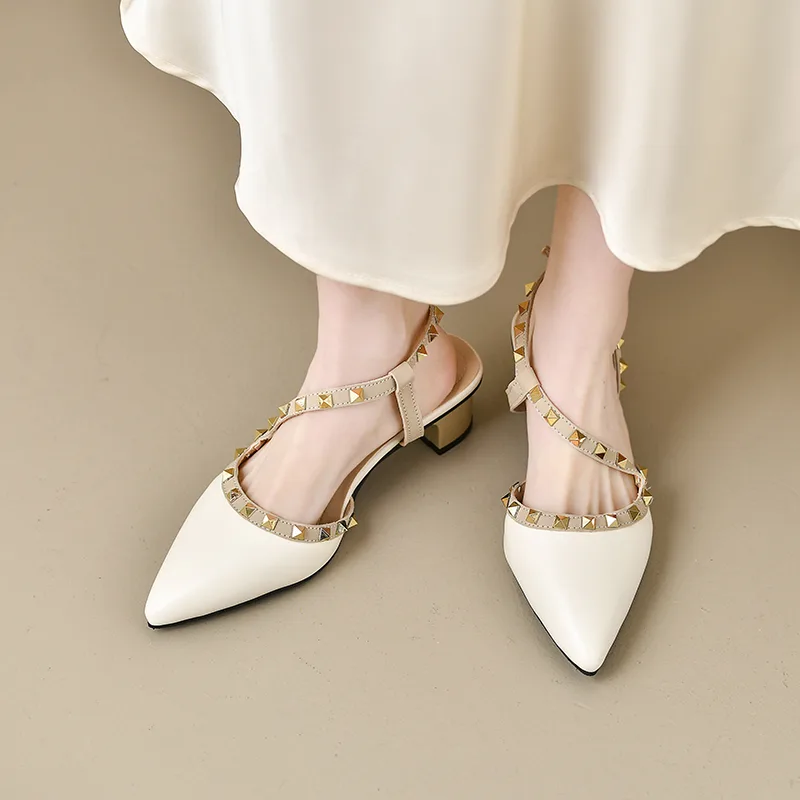 Sandali da donna alla moda con - Metallic Heel Sandal recensione e prezzo
