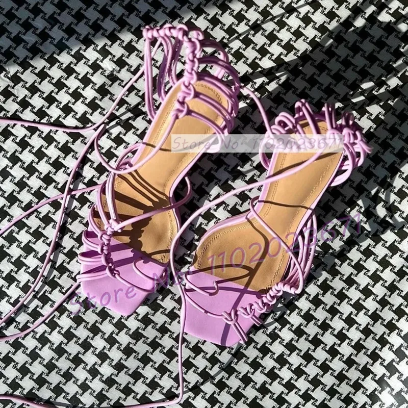 Eleganti sandali con lacci e l - Strappy Heeled Sandals recensione e prezzo
