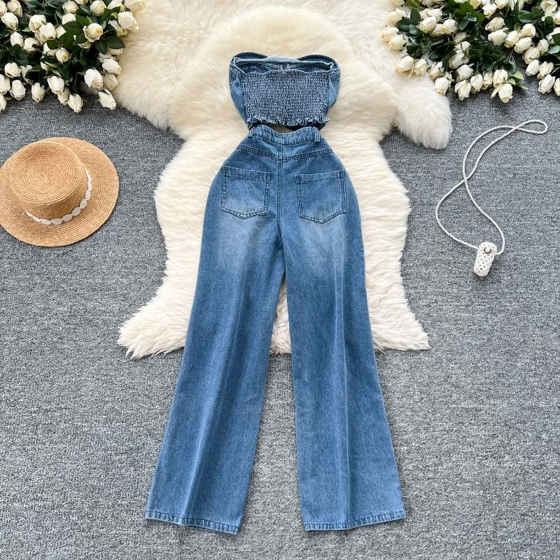 Tute in denim da donna, intere - Women'S Shoes Extra Wide recensione e prezzo