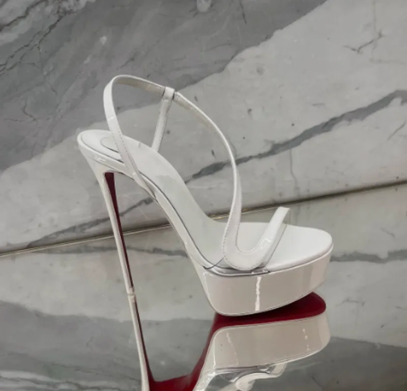 Sandali con plateau in pelle m - Metallic Heel Sandal recensione e prezzo
