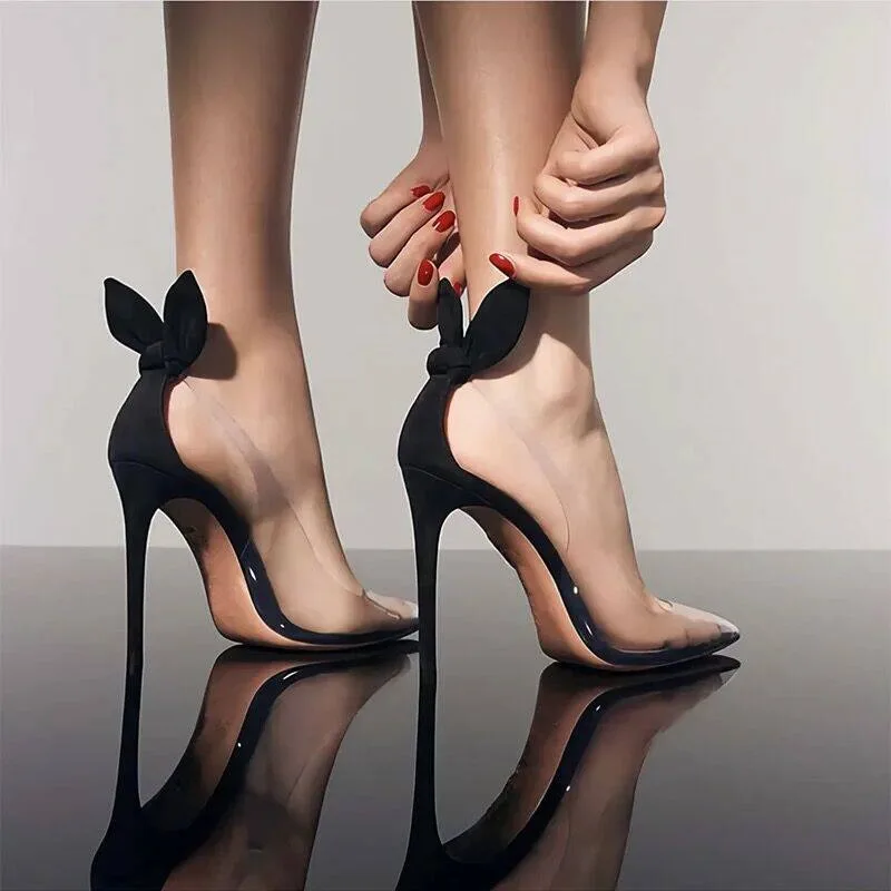 Nuove Scarpe Estive Sexy con T - Clear Strap Heel recensione e prezzo