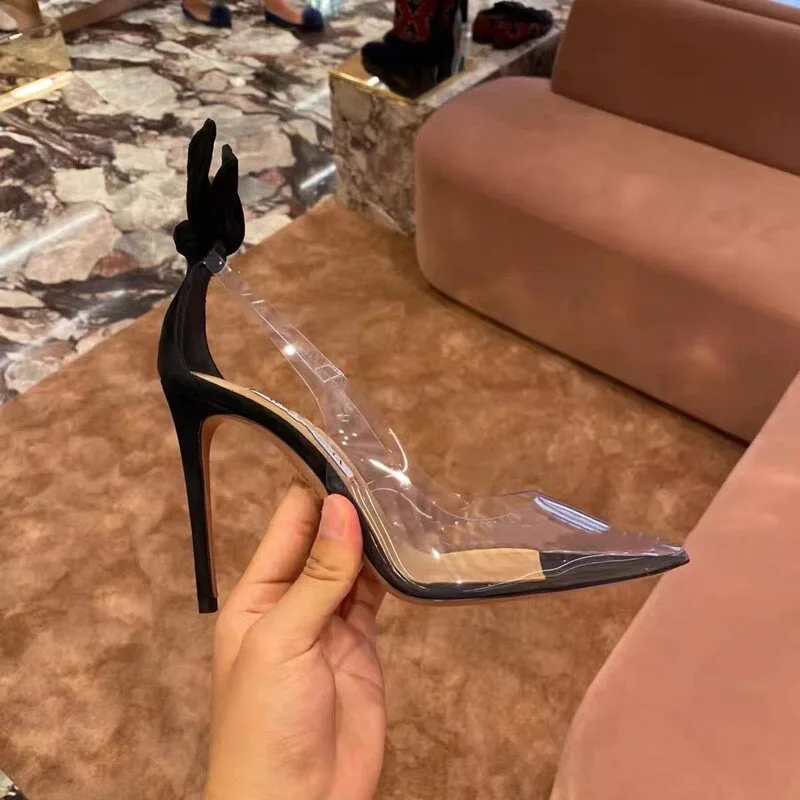 Nuove Scarpe Estive Sexy con T - Clear Strap Heel recensione e prezzo