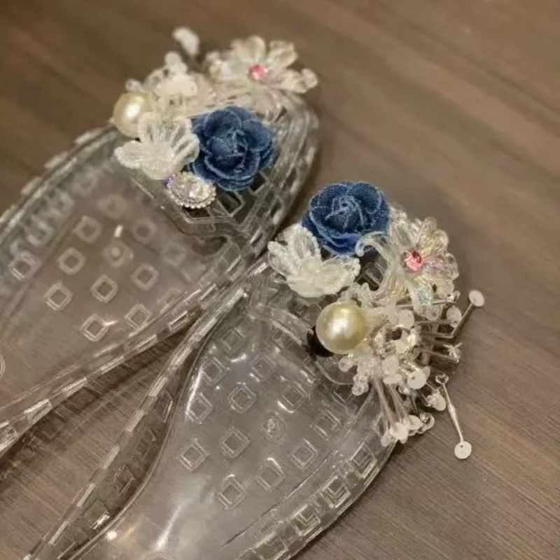 Scarpe firmate Glamour PVC tra - Women Shoes Sandals recensione e prezzo