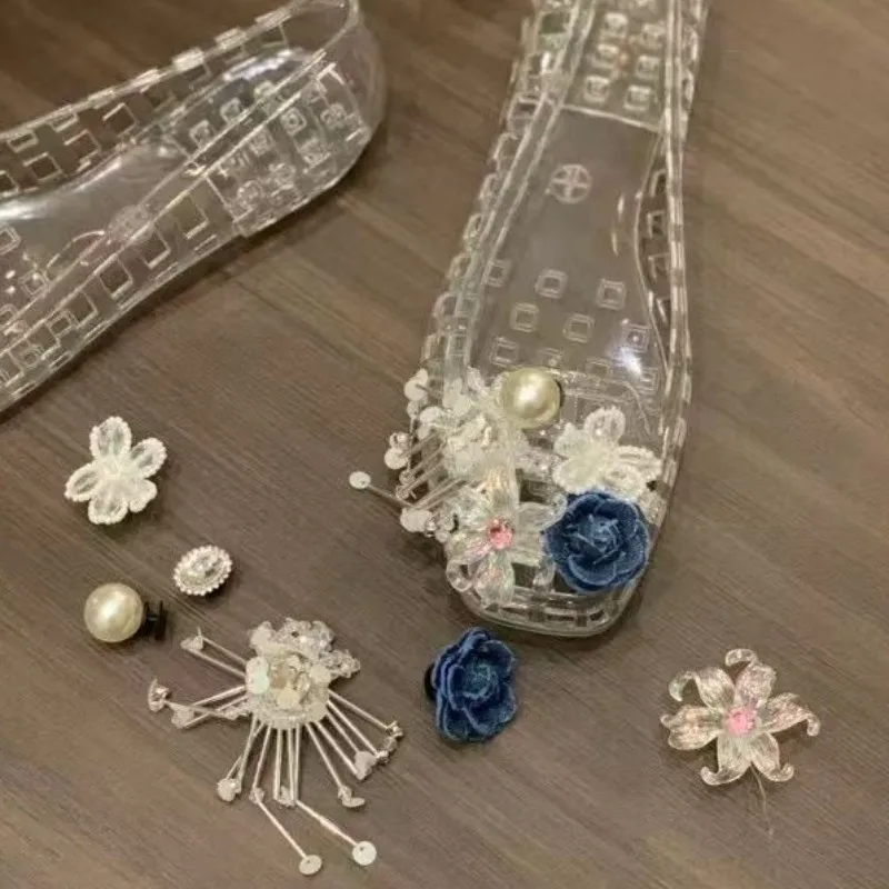 Scarpe firmate Glamour PVC tra - Women Shoes Sandals recensione e prezzo