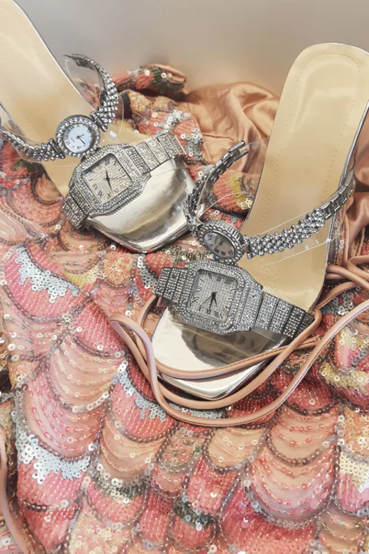 Design originale Orologio in c - Clear Strap Heel recensione e prezzo