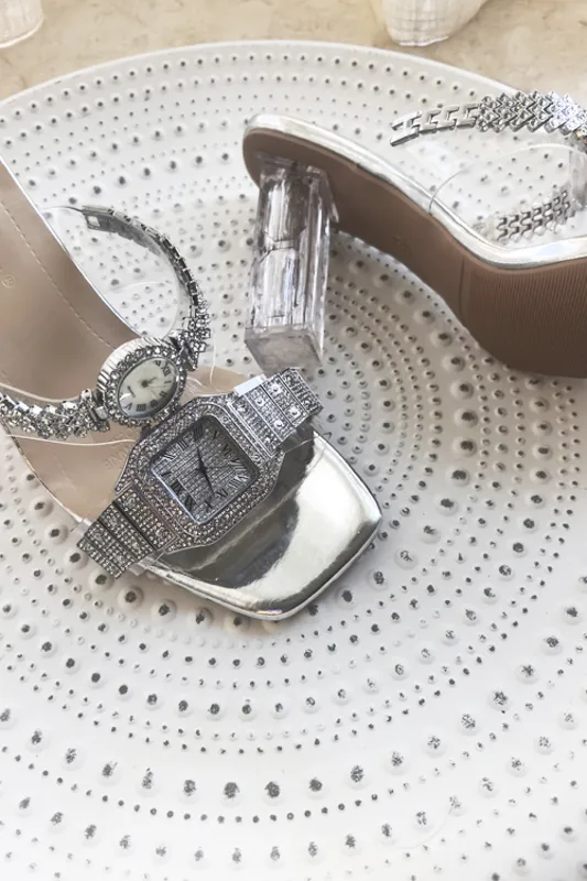 Design originale Orologio in c - Clear Strap Heel recensione e prezzo