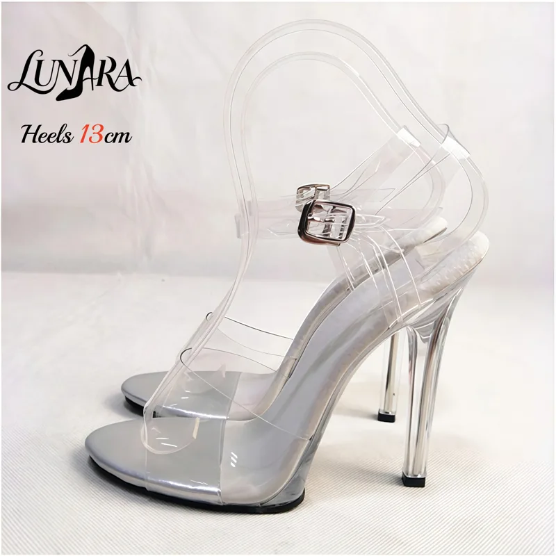 Sandali con Tacco Alto 13cm in - Clear Strap Heel recensione e prezzo