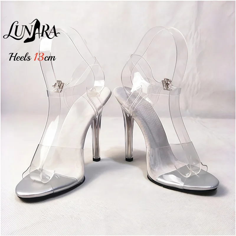 Sandali con Tacco Alto 13cm in - Clear Strap Heel recensione e prezzo