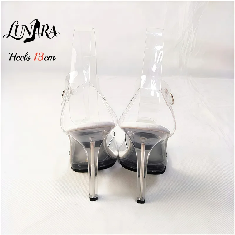 Sandali con Tacco Alto 13cm in - Clear Strap Heel recensione e prezzo