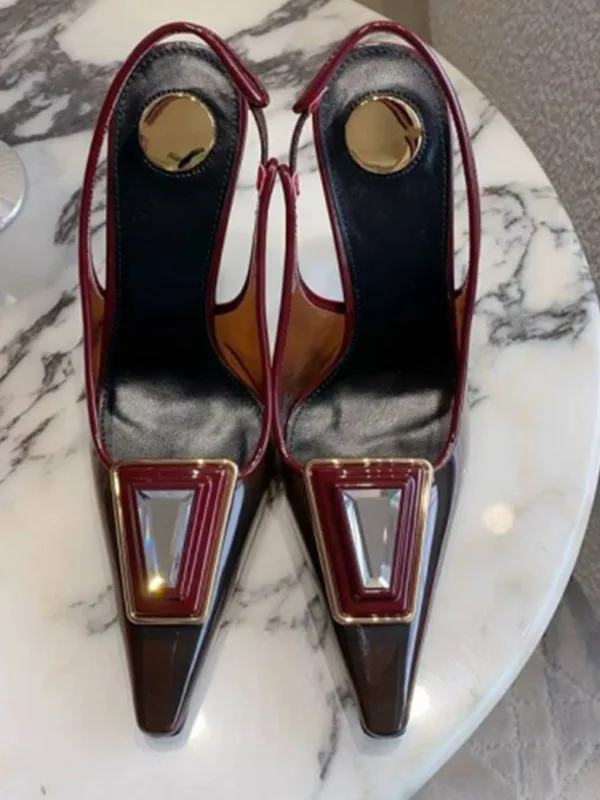 Décolleté da donna trasparenti - Metallic Heel Sandal recensione e prezzo