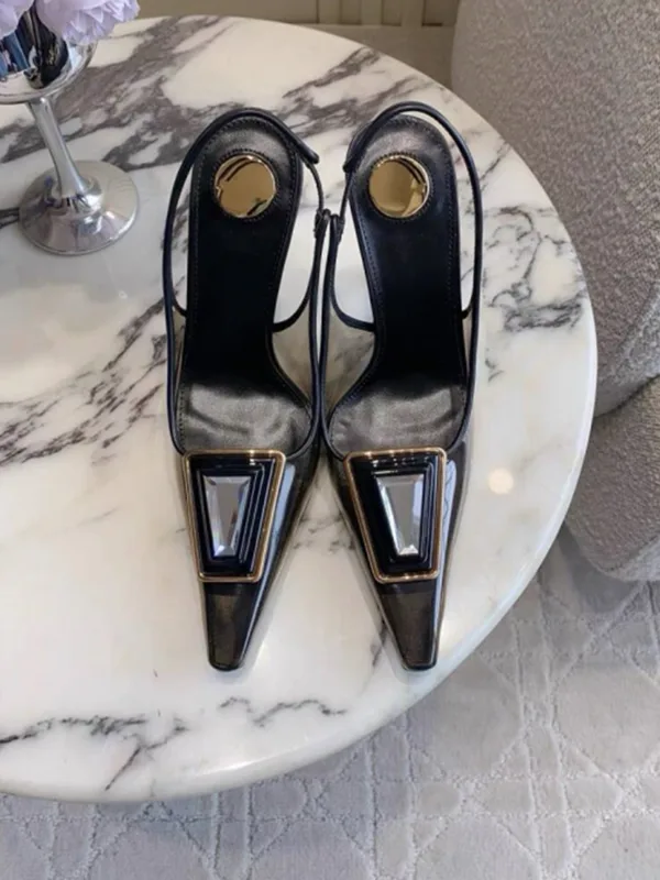 Décolleté da donna trasparenti - Metallic Heel Sandal recensione e prezzo