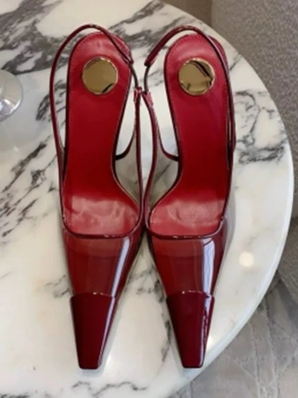 Décolleté da donna trasparenti - Metallic Heel Sandal recensione e prezzo