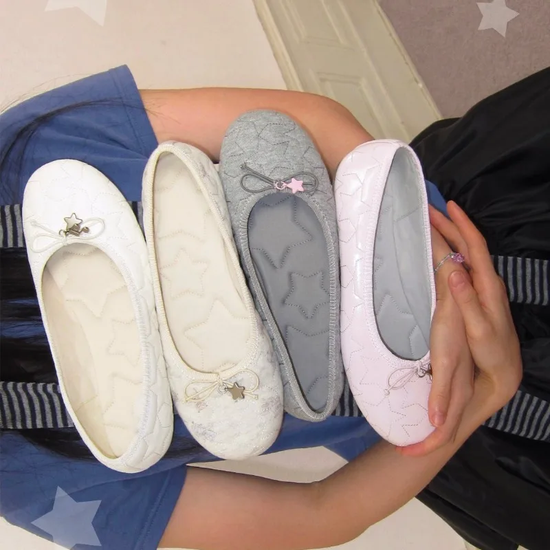 Scarpe da Balletto con Fiocchi - Women'S Shoes Popular recensione e prezzo