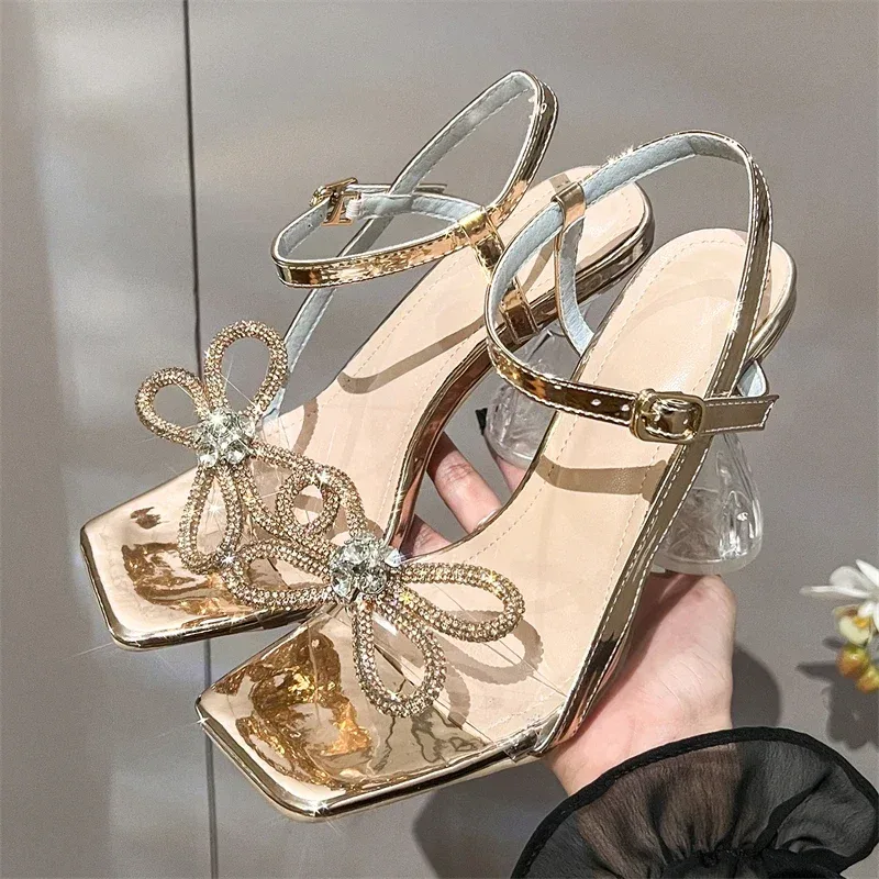 Aneikeh Moda Donna Sandali Far - Clear Strap Heel recensione e prezzo