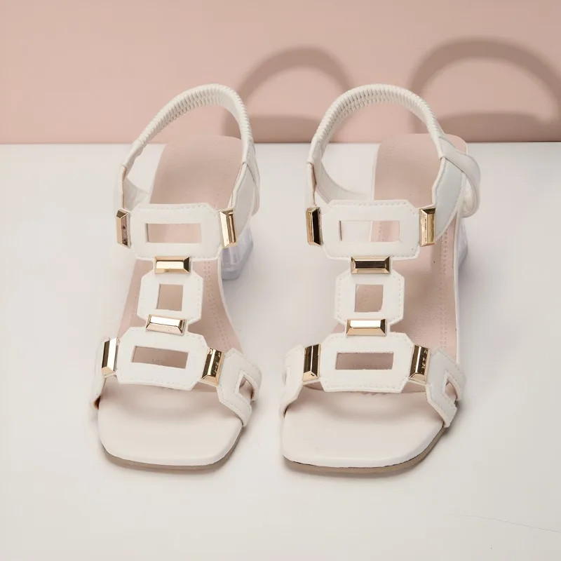 Sandali Eleganti con Tacco a B - Clear Strap Heel recensione e prezzo