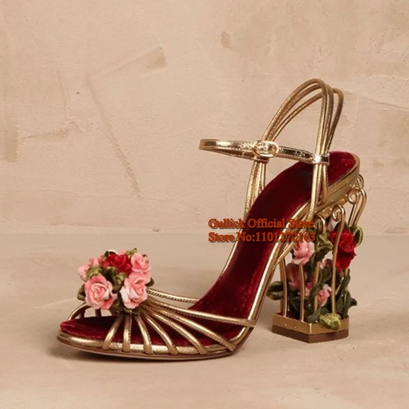 Sandali da donna con gabbia pe - Strappy Heeled Sandals recensione e prezzo