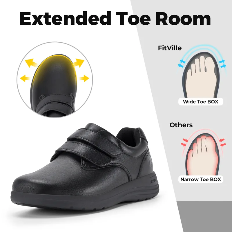 Scarpe da donna in pelle FitVi - Women'S Shoes Extra Wide recensione e prezzo