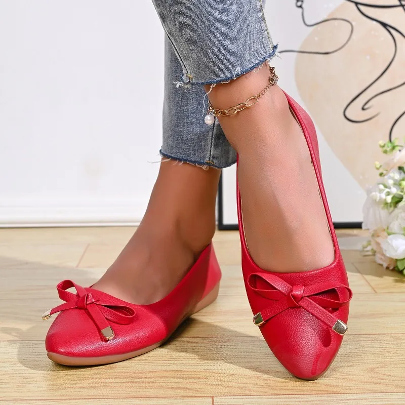 Scarpe in Pelle Comode con Fio - Women Shoes Size recensione e prezzo