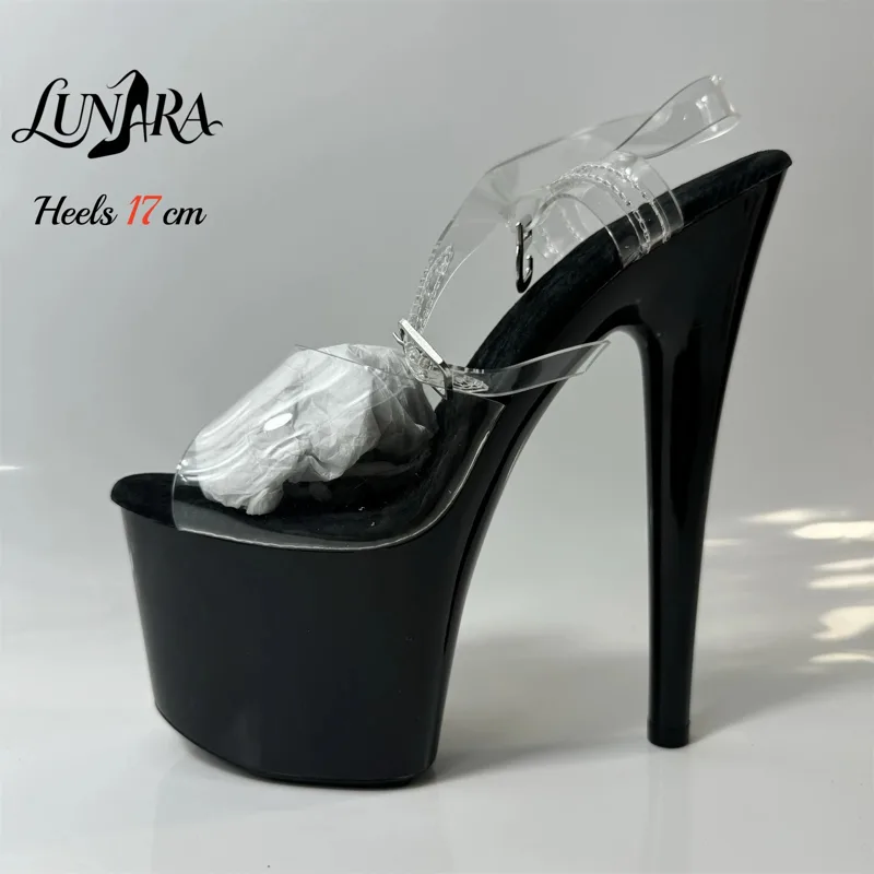 Sandali con plateau e tacco tr - Clear Strap Heel recensione e prezzo