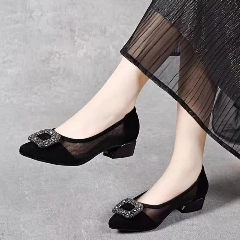 Eleganti Scarpe con Tacco a Bl - Women Shoes Size recensione e prezzo